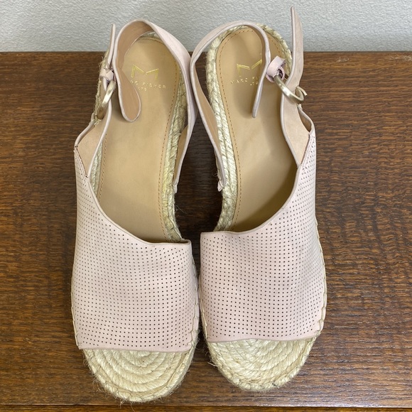 Marc Fisher Open Toe Platform Wedge Sandals MLANDELA Size 10 - Picture 7 of 12
